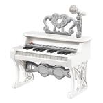 Electronic Keyboard White Luna Toys 31x18x37cm