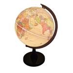 GLOBE WITH LED 20CM VINTAGE GREEK LUNA