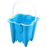 BEACH BUCKET CASTLE SET 9PCS 17X17X33CM 2COL LUNA