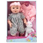 Baby Doll 35,5cm with Jacket and animal Luna Toys 2 designs