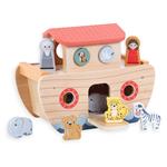 Wooden Noahs Ark with Animals Luna Toys 27x13x21cm.