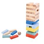 Wooden Balance Tower with 57 Bricks Luna Toys