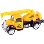 Vehicle Construction Metallic Pull Back 1:55 Luna Toys 12x4,5x6,5cm. 4 Designs