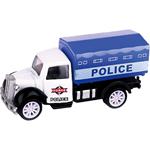 Όχημα Αστυνομικό Φορτηγό Pull Back Luna Toys 1:55 Μεταλλικό 12x4,5x6,5 εκ. 4 σχέδια