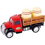 Vehicle Farming Truck Luna Toys Metallic Pull Back 1:55 12x4,5x6,5cm. 4 Designs