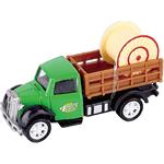 Vehicle Farming Truck Luna Toys Metallic Pull Back 1:55 12x4,5x6,5cm. 4 Designs