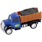 Vehicle Farming Truck Luna Toys Metallic Pull Back 1:55 12x4,5x6,5cm. 4 Designs