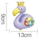 STRING WIND UP FLAMINGO 13X9CM 4COL LUNA