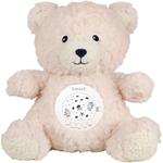 PLUSH BEAR WITH PROJECTOR LIGHT & SOUND 24X20X25CM LUNA