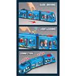 BUS FRICTION BLUE 1:16 WITH SOUND AND LIGHT LUNA
