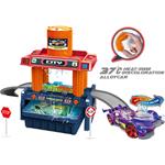 PARKING LOT LUNA TOYS WITH 1 METALLIC CAR CHANGING COLOR 30X9X19CM