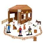 FARM ANIMALS SET 2DES 28X4,5X26CM LUNA