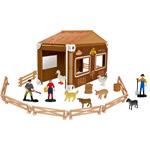 FARM ANIMALS SET 2DES 28X4,5X26CM LUNA