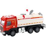 FIRE ENGINE TRUCKS 17X5,3X7,8CM PULL BACK WITH LIGHT AND SOUND 38,5X23,5X31CM LUNA