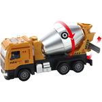 CONSTRUCTION TRUCKS 17X5,3X7,8CM PULL BACK WITH LIGHT AND SOUND 38,5X23,5X31CM LUNA