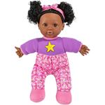 DOLL 30CM SOFT DARK SKINNED 17X14,5X22X5CM LUNA
