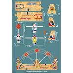 BOARD GAME BASKETBALL 29X5,6X19,5CM LUNA