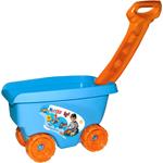 BRICKS IN A CART 42PCS BLUE 24,5X17X17CM LUNA