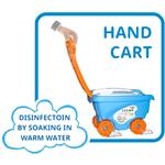 BRICKS IN A CART 42PCS BLUE 24,5X17X17CM LUNA