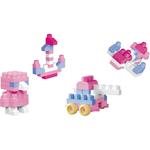 BRICKS IN A CART 42PCS PINK 24,5X17X17CM LUNA