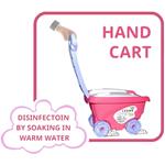 BRICKS IN A CART 42PCS PINK 24,5X17X17CM LUNA