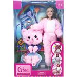 DOLL WITH ACCESSORIES 21X5,5X32,5CM LUNA