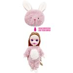 PLUSH BACK BAG WITH DOLL 20X9X27,5CM LUNA