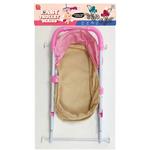 DOLL STROLLER PINK-BEIZE 30X50X57CM LUNA