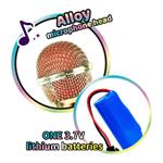 MICROPHONE GREEN WITH MUSIC, BLUE TOOTH & USB 10,5X8X25,5CM LUNA