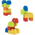 BRICKS IN A HOUSE 16PCS BLUE 24X17,5X26CM LUNA