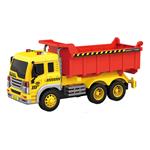 DUMP TRUCK FRICTION 1:16 32X11,5X18,5CM WITH SOUND & LIGHT LUNA