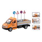 ROADWORKS VEHICLE FRICTION 1:16 32X11,5X18,5CM WITH SOUND & LIGHT LUNA