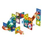 MAGNETIC BLOCKS 49PCS 27X7,5X22CM WITH LIGHT LUNA