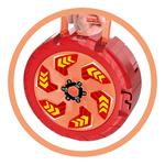 PARKING FIRE STATION WITH 1 METAL CAR 21X9X24CM LUNA