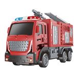 REMOTE CONTROLLED FIRE RESCUE TRUCK 1:16 29,5X10,8X16CM WITH LIGHT LUNA