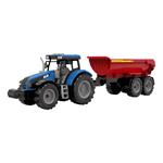 TRACTOR FRICTION WITH TROLLEY 47X11X15,5CM WITH SOUND & LIGHT 3COL LUNA