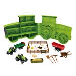 TRACTOR FARM SET WITH STICKERS 31X9X29CM LUNA