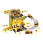 WORK SITE PARKING LOT WITH 1 ALLOY CAR 31 PCS 28X5,5X23CM LUNA