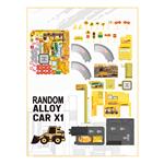 WORK SITE PARKING LOT WITH 1 ALLOY CAR 31 PCS 28X5,5X23CM LUNA