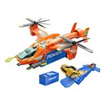 AIRCRAFT CATAPULT 2IN1 WITH 2 ALLOY CARS WITH SOUND & LIGHT 46Χ10Χ31CM LUNA
