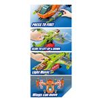 AIRCRAFT CATAPULT 2IN1 WITH 2 ALLOY CARS WITH SOUND & LIGHT 46Χ10Χ31CM LUNA