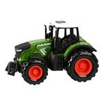 TRACTOR DIE CAST PULL BACK 9X5,4X5,8CM 3COL LUNA