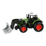 TRACTOR WITH LOADER DIE CAST PULL BACK 13X5,4X5,6CM 3DES LUNA