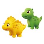 SOFT DOUGH LITTLE DINOSAURS 32X22X6,5CM 4COL LUNA