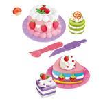 SOFT DOUGH HEART CAKE 2DES 33X7X22CM 6COL LUNA
