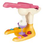 SOFT DOUGH WITH MACHINE 2DES 33X7X22CM 6COL LUNA TOYS