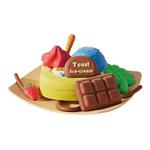 SOFT DOUGH TOAST & ICE CREAM 14,5X13X14,5CM 6COL LUNA