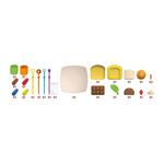 SOFT DOUGH TOAST & ICE CREAM 14,5X13X14,5CM 6COL LUNA