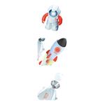 SPACE ELECTRONIC BUILDING SET 24X8,5X30CM LUNA
