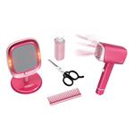 HAIRDRESSING SET 29,8X7,6X23,7CM WITH SOUND & LIGHT LUNA